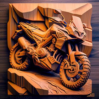 3D модель Yamaha XT660R (STL)